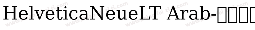 HelveticaNeueLT Arab字体转换
